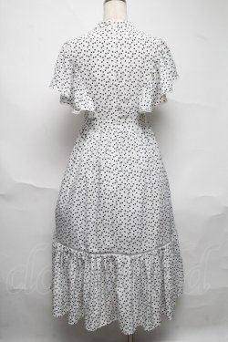 画像2: evelyn / ハートドットワンピース  白ｘ黒 S-25-06-26-043-LO-OP-AS-ZS