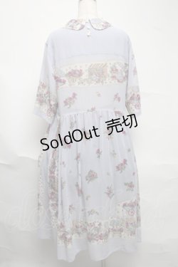 画像2: Jane Marple Dans Le Salon / Flower festival day ドレス  サックス S-25-06-26-049-JM-OP-HR-ZS