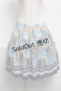 Jane Marple Dans Le Salon / ヨットハーバーのミニスカート  サックス S-25-06-26-058-JM-SK-HR-ZS