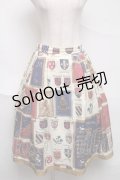 Jane Marple / Our courageミディスカート  アイボリー S-25-06-26-059-JM-SK-HR-ZS
