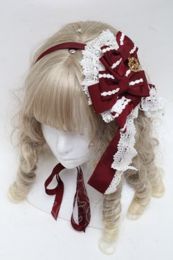 画像1: BABY,THE STARS SHINE BRIGHT / confiserieヘッドドレス  ワイン S-25-06-26-008-BA-AC-AS-ZS