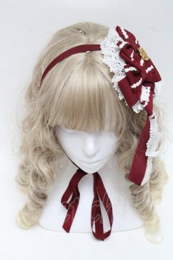 画像2: BABY,THE STARS SHINE BRIGHT / confiserieヘッドドレス  ワイン S-25-06-26-008-BA-AC-AS-ZS