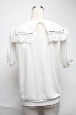 画像2: axes femme / レースセーラープルオーバー  白 S-25-06-26-018-AX-TO-HR-ZS