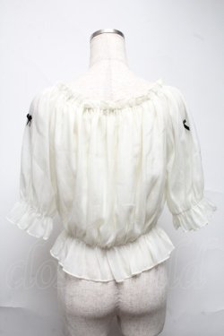 画像2: LOLITAその他 / プチリボントップス  オフ S-25-06-26-022-LO-TO-AS-ZS