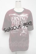 PUNK / トップス  赤 S-25-06-26-034-PU-TO-AS-ZS