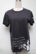 no future / プリントカットソー  グレー S-25-06-26-035-PU-TO-AS-ZS