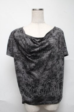画像1: PUNK / ドレープトップス  グレー S-25-06-26-036-PU-TO-AS-ZS