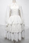 axes femme kawaii / レーシーロングワンピース  オフ S-25-06-26-039-AX-OP-AS-ZS