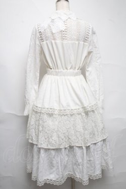 画像2: axes femme kawaii / レーシーロングワンピース  オフ S-25-06-26-039-AX-OP-AS-ZS