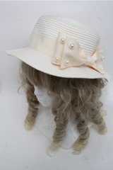 m petit by misako / リボンストローハット   S-25-06-27-001-LO-AC-AS-ZS