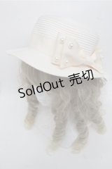 m petit by misako / リボンストローハット   S-25-06-27-001-LO-AC-AS-ZS