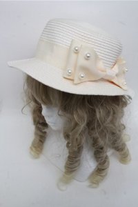 m petit by misako / リボンストローハット   S-25-06-27-001-LO-AC-AS-ZS