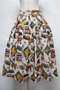 Jane Marple / Strolling cat tablier スカート  オフ S-25-06-27-042-JM-TO-AS-ZS