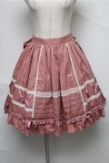 Angelic Pretty / レースピンタックスカート  ピンク S-25-06-27-044-AP-SK-AS-ZS