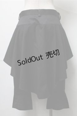 画像2: BPN / フリルデザインハーフパンツ  黒 S-25-06-27-060-GO-PA-AS-ZS