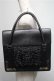 画像1: Jean Paul GAULTIER / ロゴ型押しレザーバッグ  黒 S-25-06-27-007-GO-BG-AS-ZS (1)