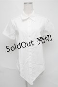 MILK / 半袖ブラウス  白 S-25-06-27-010-ML-BL-AS-ZS
