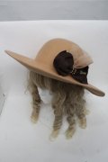 axes femme / HATコサージュ付ハット  ベージュ S-25-06-27-002-AX-TO-AS-ZS