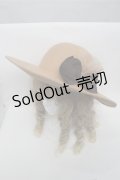 axes femme / HATコサージュ付ハット  ベージュ S-25-06-27-002-AX-TO-AS-ZS