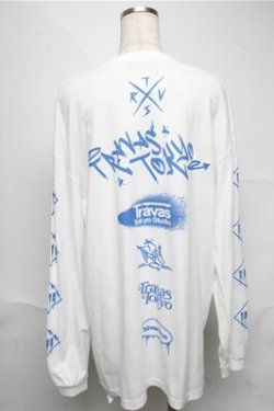 画像2: TRAVAS TOKYO / Furry bear　プリント ロングスリーブカットソー  オフ S-25-06-27-012-PU-TO-ET-ZS