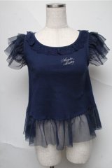 Angelic Pretty / Sugar Dream Dollカットソー  紺 S-25-06-27-022-AP-TO-HR-ZS