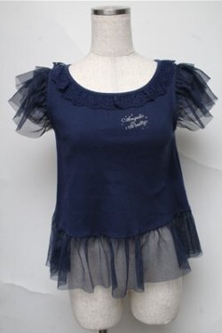 画像1: Angelic Pretty / Sugar Dream Dollカットソー  紺 S-25-06-27-022-AP-TO-HR-ZS