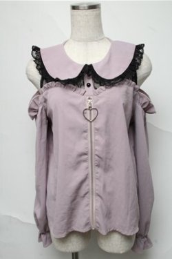 画像1: MA*RS / オフショルトップス  ピンク S-25-06-27-034-EL-TO-HR-ZS