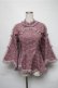 画像1: Hinana Queena / 菫の秘め事 チャイナ風姫袖トップス S パープル S-25-06-27-035-LO-TO-SZ-ZS (1)