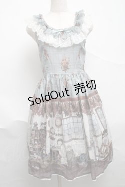 画像1: ALICE and the PIRATES / Le petit fleuriste〜永遠の花束とあなたを待つ時間〜ジャンパースカートI  グレイッシュグリーン S-25-07-01-051-PA-OP-HR-ZS