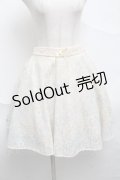 axes femme POETIQUE / レースプリントフレアースカート  オフ S-25-07-01-055-AX-SK-AS-ZS