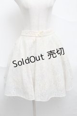 axes femme POETIQUE / レースプリントフレアースカート  オフ S-25-07-01-055-AX-SK-AS-ZS