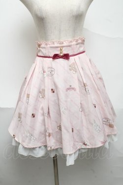 画像1: Amavel / FLUFFY YUMMY SOUVENIR スカート  ピンク S-25-07-01-057-CA-SK-AS-ZS