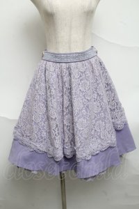 axes femme POETIQUE / サス付きサイド編み下げスカート  ラベンダー S-25-07-01-065-AX-SK-AS-ZI