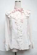 axes femme / フリル袖ブラウス  オフ S-25-07-01-013-AX-BL-AS-ZS