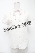 Blue rouge / 半袖ブラウス  オフ S-25-07-01-002-CA-TO-AS-ZS