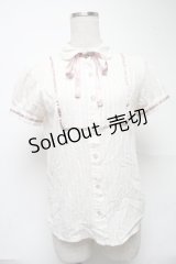 Blue rouge / 半袖ブラウス  オフ S-25-07-01-002-CA-TO-AS-ZS