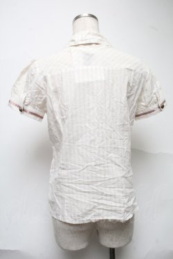 画像2: Blue rouge / 半袖ブラウス  オフ S-25-07-01-002-CA-TO-AS-ZS