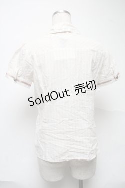 画像2: Blue rouge / 半袖ブラウス  オフ S-25-07-01-002-CA-TO-AS-ZS