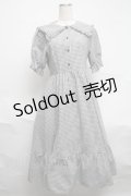 m petit by misako / ギンガムチェックワンピース  黒ｘ白 S-25-07-01-029-LO-OP-HR-ZS