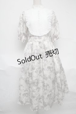画像1: m petit by misako / トワルドジュイワンピース  オフ S-25-07-01-033-LO-OP-HR-ZS