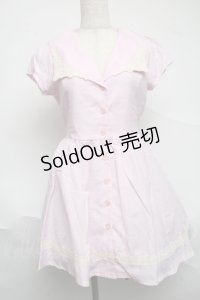 TRALALA / セーラーワンピース  ピンク S-25-07-01-035-LO-OP-AS-ZS
