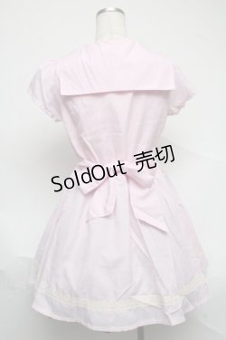 画像2: TRALALA / セーラーワンピース  ピンク S-25-07-01-035-LO-OP-AS-ZS