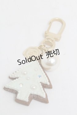 画像1: Q-pot. / スノーツリーシュガークッキーバッグチャーム  ミント S-25-07-03-006-QP-AC-AS-ZS