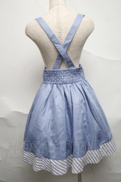 画像2: axes femme POETIQUE / トランプ刺繍サス付スカート  サックス S-25-07-03-052-AX-SK-HR-ZS
