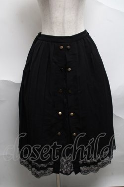 画像1: axes femme / プリーツスカート  黒 S-25-07-03-060-AX-SK-AS-ZS