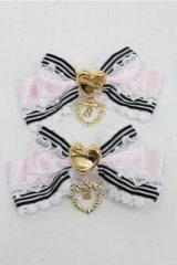 BABY,THE STARS SHINE BRIGHT / Queen of Hearts リボンクリップ  ピンク S-25-07-03-1005-BA-ZA-AS-ZS