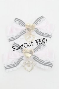 BABY,THE STARS SHINE BRIGHT / Queen of Hearts リボンクリップ  ピンク S-25-07-03-1005-BA-ZA-AS-ZS
