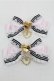 画像1: BABY,THE STARS SHINE BRIGHT / Queen of Hearts リボンクリップ  ピンク S-25-07-03-1005-BA-ZA-AS-ZS (1)