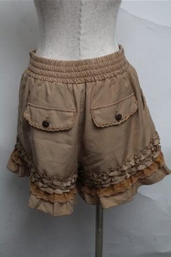 画像2: axes femme / キュロット  ベージュ S-25-07-03-1049-AX-PA-HR-ZS