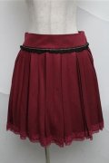 axes femme / ゴールドプレート使いプリーツスカート   S-25-07-03-1052-AX-PA-HR-ZS